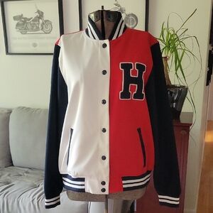 Tommy Hilfiger Jacket Large Blue Red White